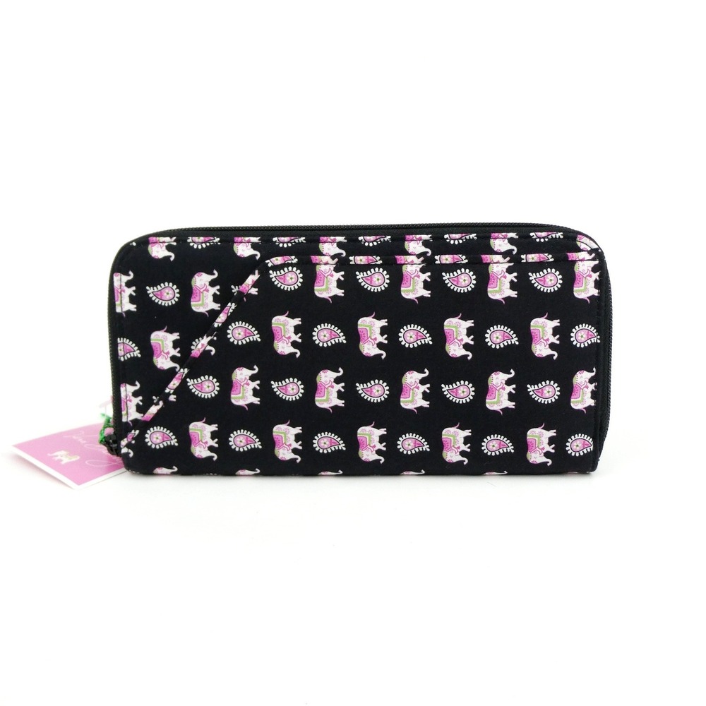 Vera Bradley Pink Elephants Travel Organizer NWT